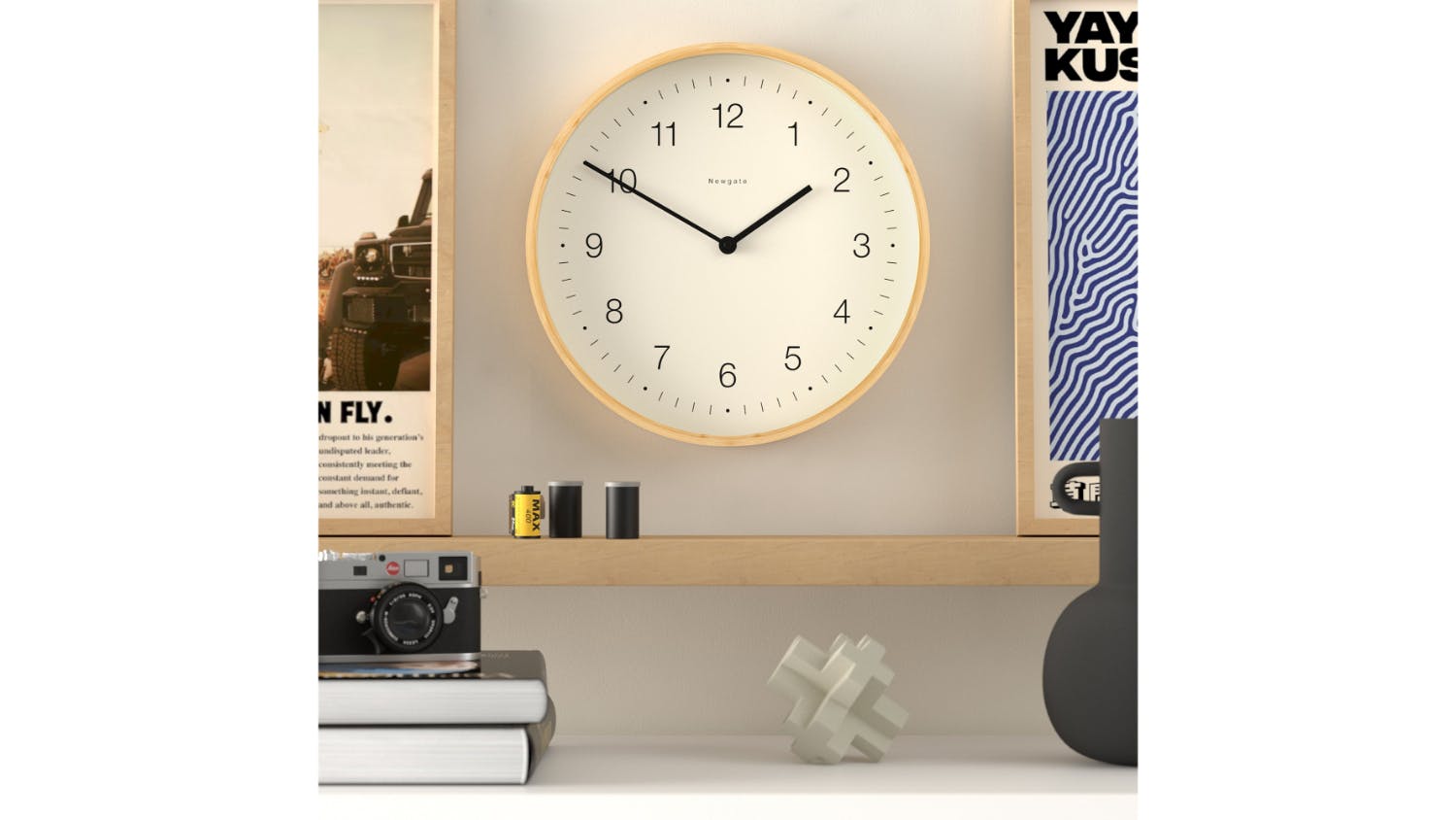 Newgate "Mauritius" Wall Clock - Mongoose Dial