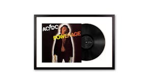 AC/DC - Powerage Framed Vinyl + Album Art