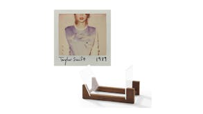 Crosley Record Storage Display Stand w/ Taylor Swift - 1989 Vinyl Album