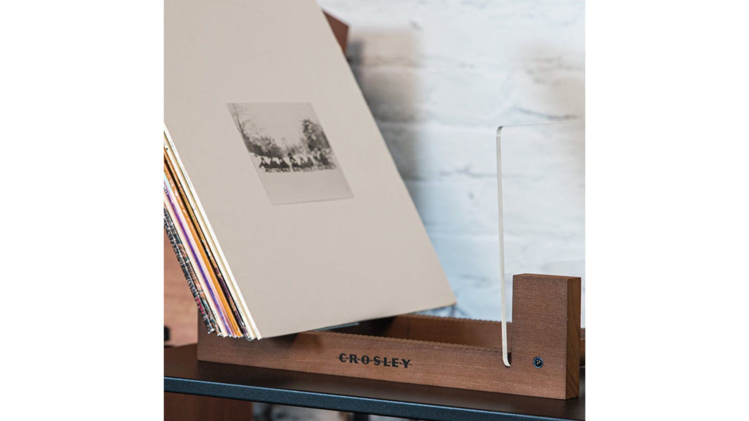 Crosley Record Storage Display Stand w/ Taylor Swift - 1989 Vinyl Album