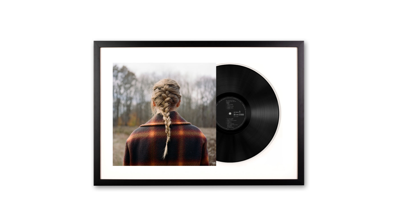 TAYLOR SWIFT EVERMORE DBL ALBUM ART