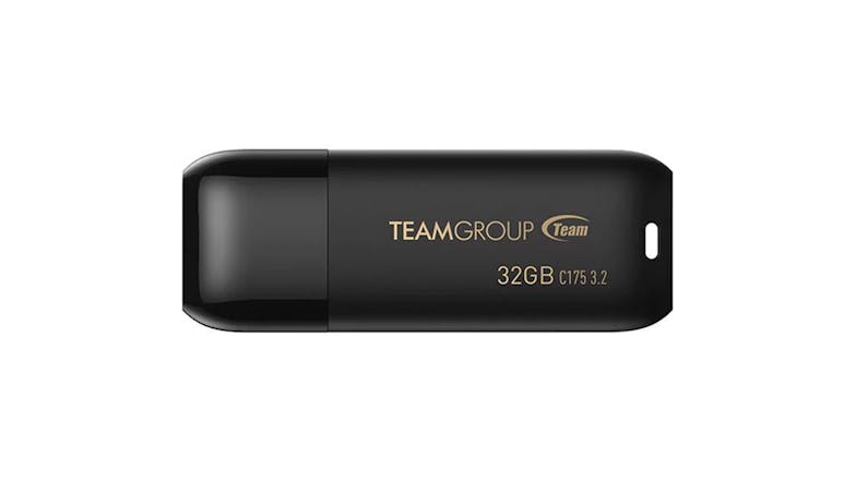 Team Group C175 USB 3.2 Flash Drive - 32GB (Black)