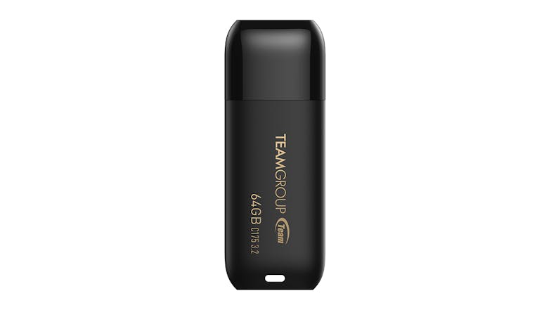 Team Group C175 USB 3.2 Flash Drive - 64GB (Black)