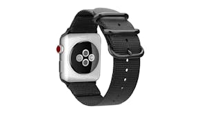 Swifty NATO-Style Nylon Watch Strap for Apple Watch 42mm - Black