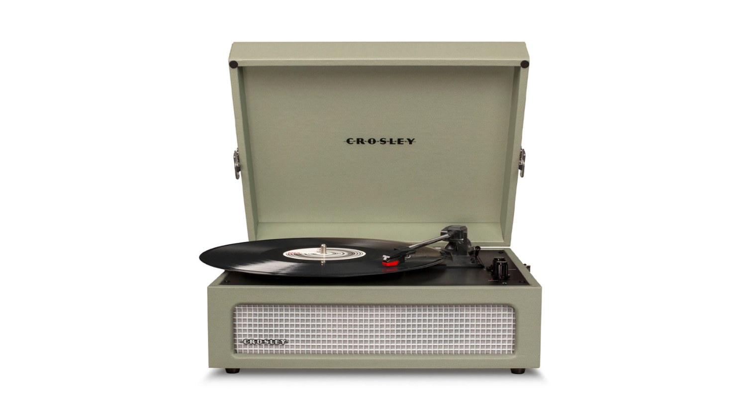 Crosley Voyager Bluetooth Turntable w/ Manchester Turntable Stand - Sage