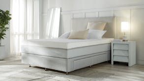 King Koil Embody Plus Medium Queen Mattress with Designer Silver Drawer Bed Base