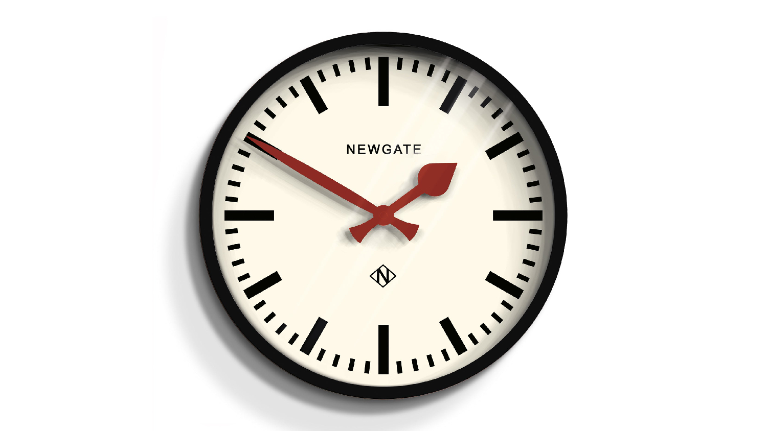 Newgate "Luggage" Wall Clock - Black