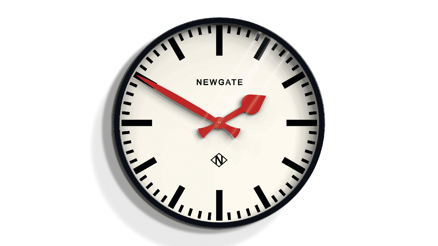 Newgate "Putney" Wall Clock - Black