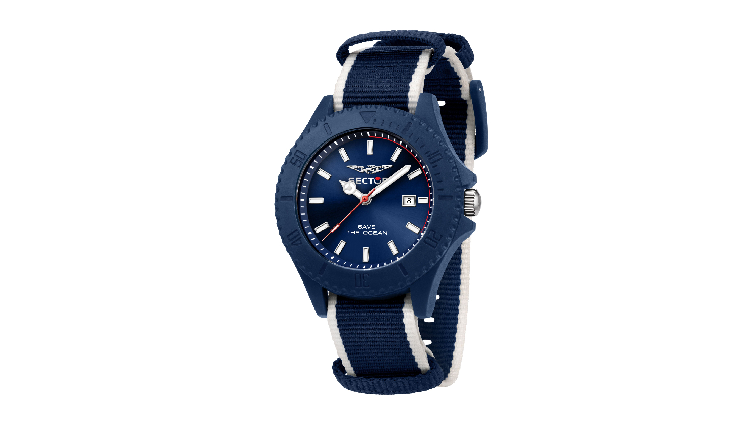 Sector Save The Ocean Nato Watch - Blue