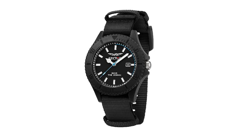 Sector Save The Ocean Nato Watch - Black