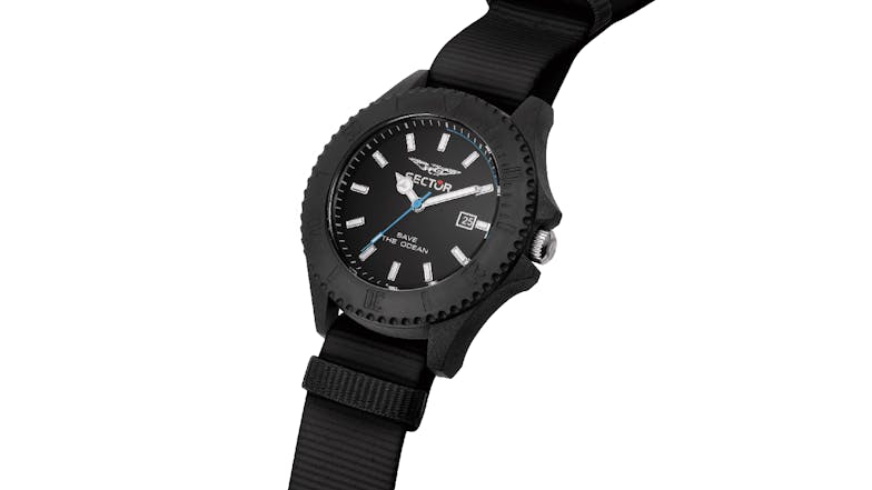 Sector Save The Ocean Nato Watch - Black