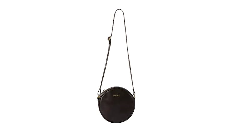 Duffle & Co. "Josie" Crossbody Bag - Chocolate Brown