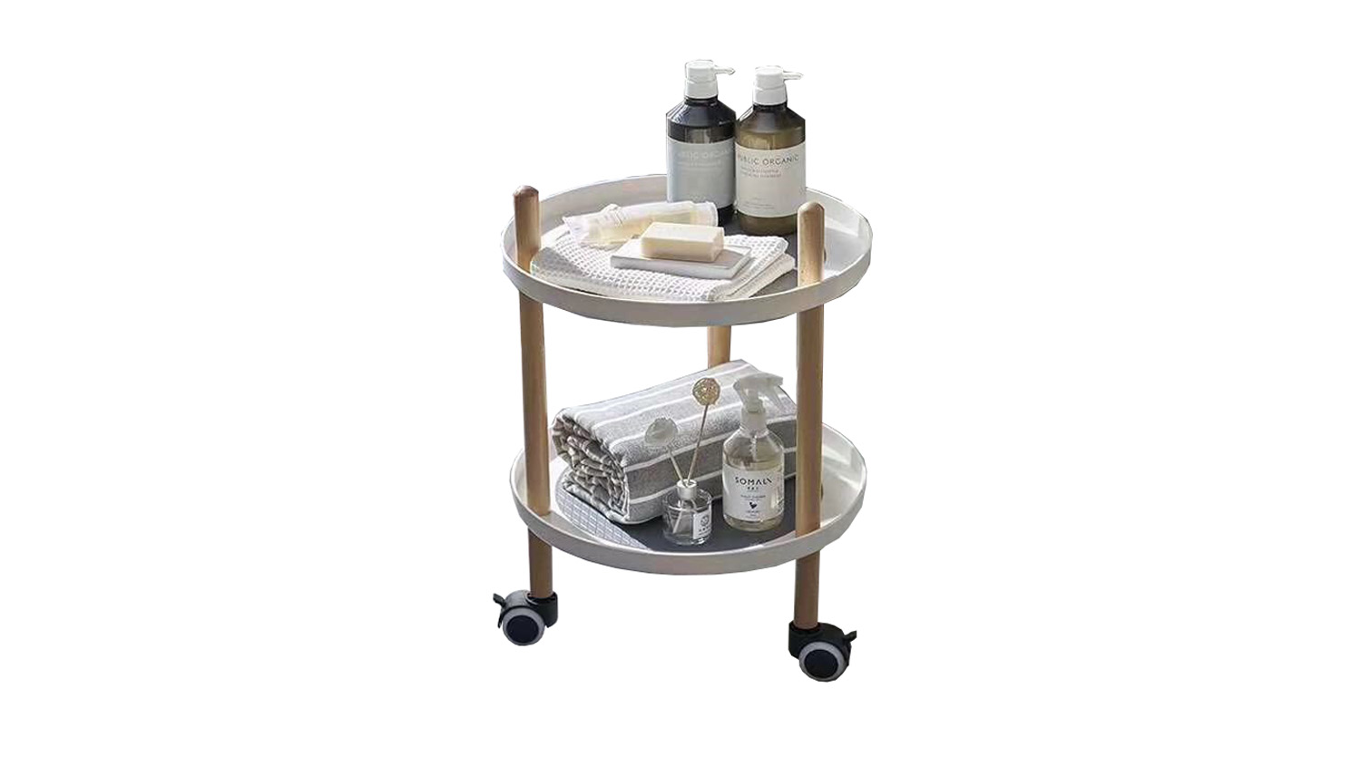 Goodview Serving Trolley 2-Tier - Round