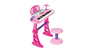 Lenoxx Children's Electric Keyboard w/ Microphone - Pink