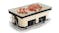 Healthy Choice Portable Dual Chamber Clay Hibachi Grill