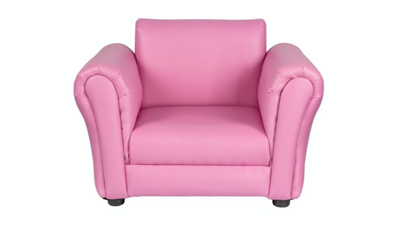 Hacienda Children's PU Leather Sofa - Pink