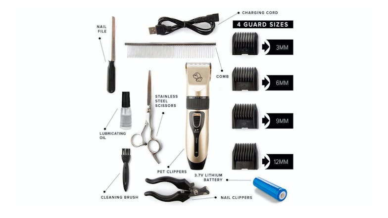 Hacienda Pet Grooming Kit w/ Accessories 12pcs.