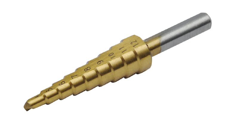 Extol 4 - 12mm Step Drill Bit 9 Steps