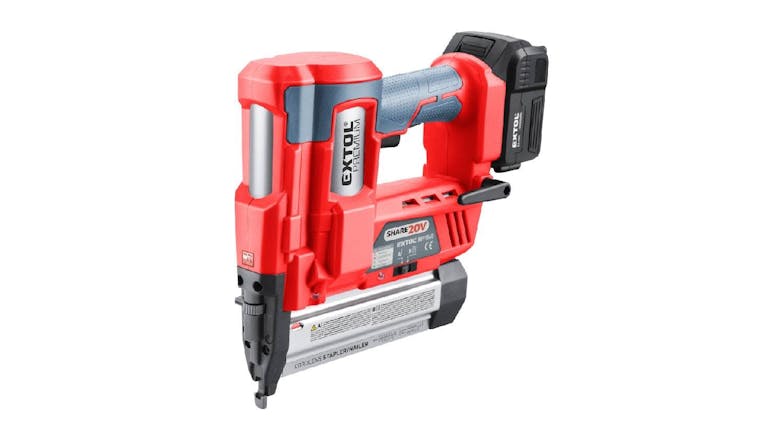 Extol SHARE20V Cordless Finishing Nail/Staple Gun w/ 2000mAh Battery