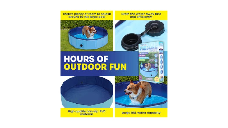 PORTABLE PADDLING PET POOL