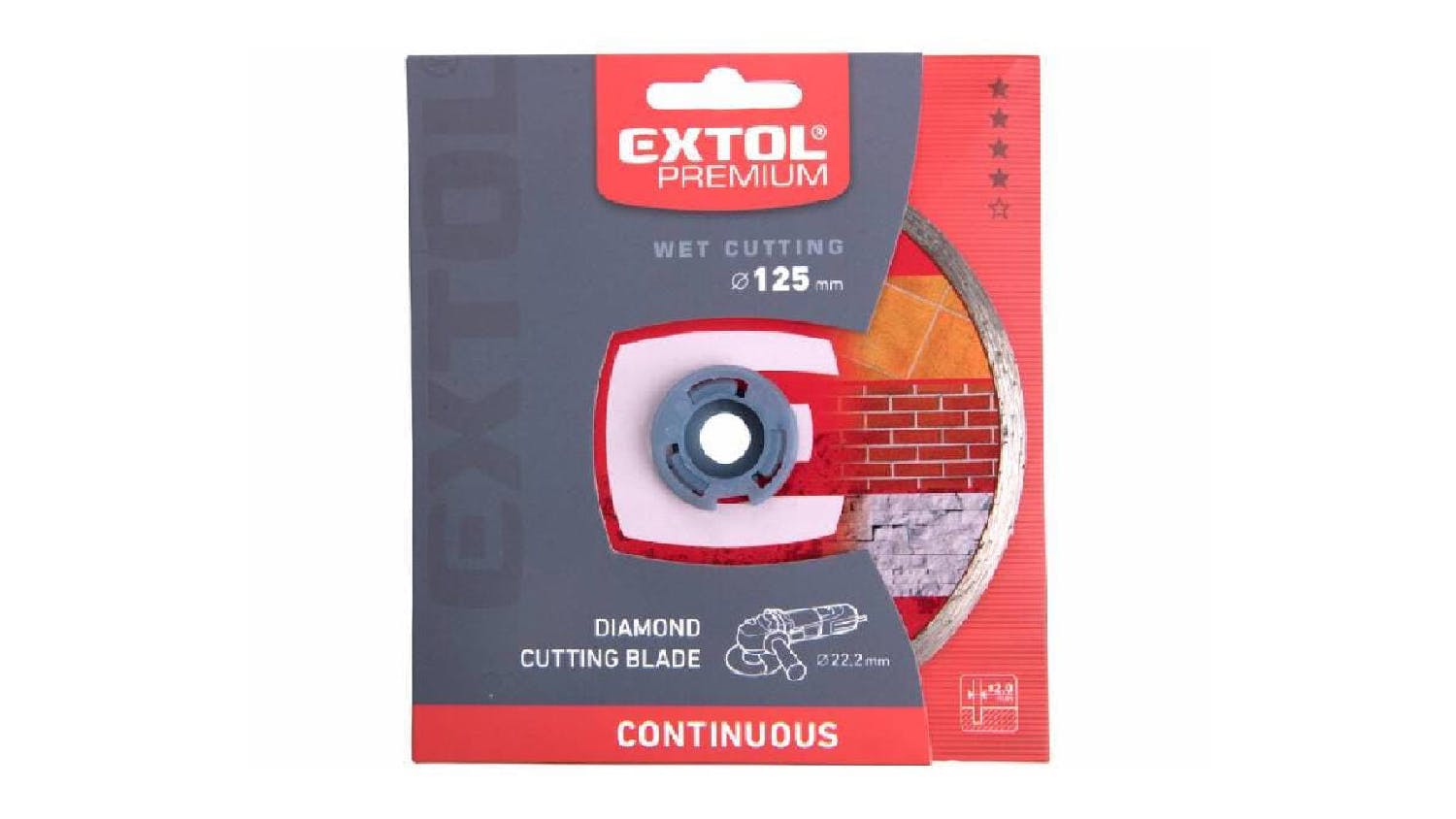 Extol Diamond Wet Cutting Disk 125mm