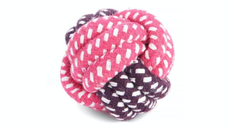 Fluff n' Stuff Cotton Rope Ball - Purple/Pink