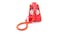 GPO Trim Retro Corded Phone w/ Push Buttons - Red