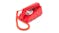 GPO Trim Retro Corded Phone w/ Push Buttons - Red