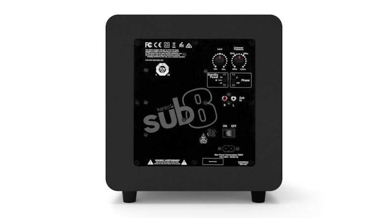 Kanto SUB8 300W 8" Subwoofer - Matte Black