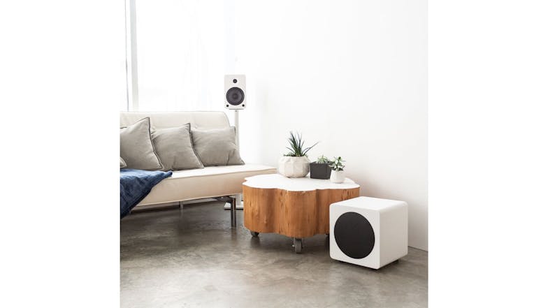 Kanto SUB8W 300W 8" Subwoofer - Matte White