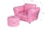 Hacienda Children's PU Leather Sofa - Pink