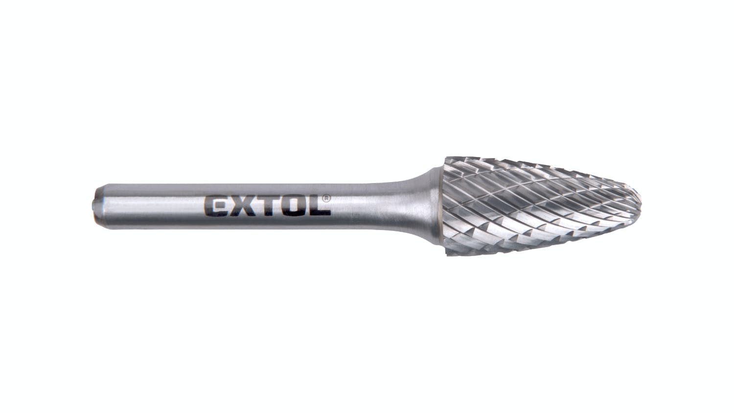 Extol Carbide Burr 12 x 25mm - Rounded Tree