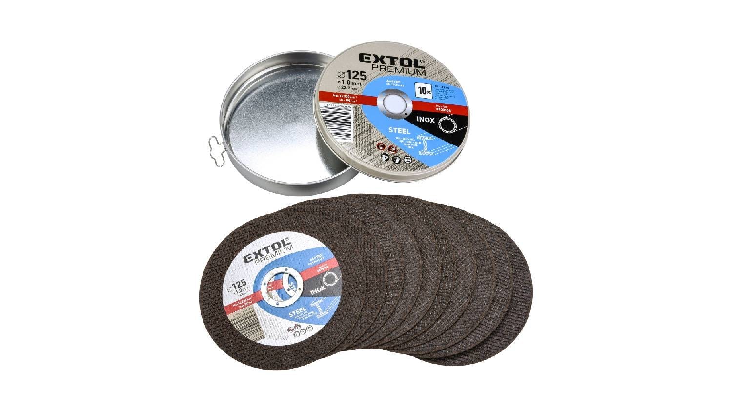 Extol Premium Cutting Disks 10pcs.