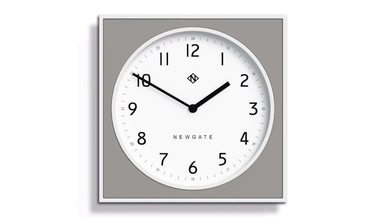 Newgate "Burger & Chips" Wall Clock - Posh Grey