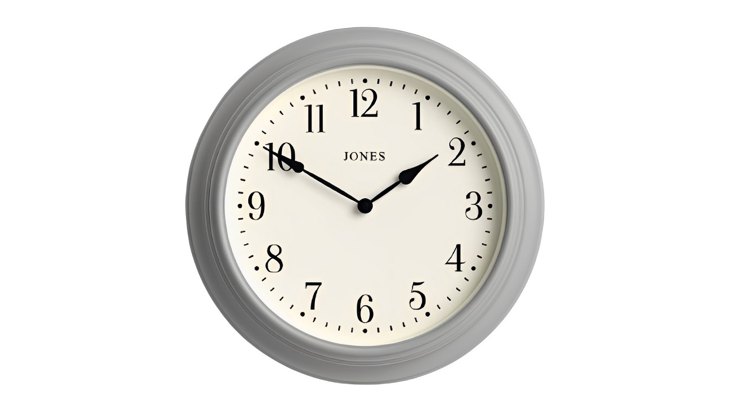 Newgate "Jones' Supper Club" Wall Clock - Cloud Grey