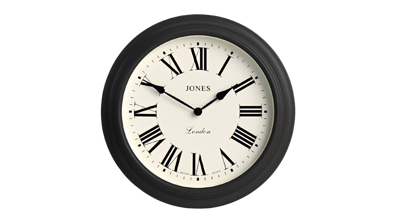 Newgate "Jones' Supper Club" Wall Clock - Charcoal
