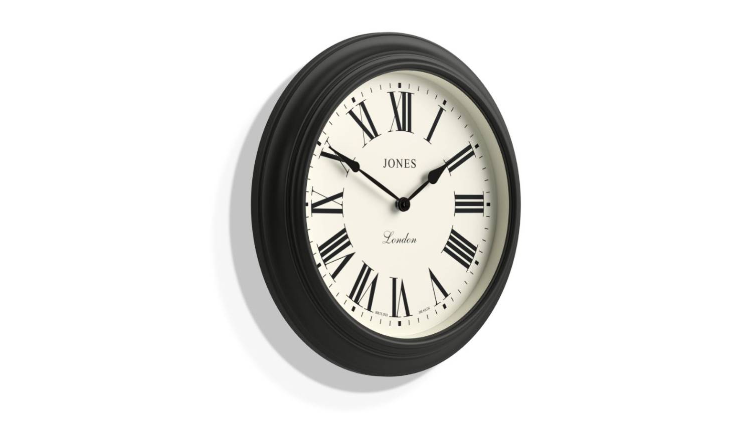 Newgate "Jones' Supper Club" Wall Clock - Charcoal