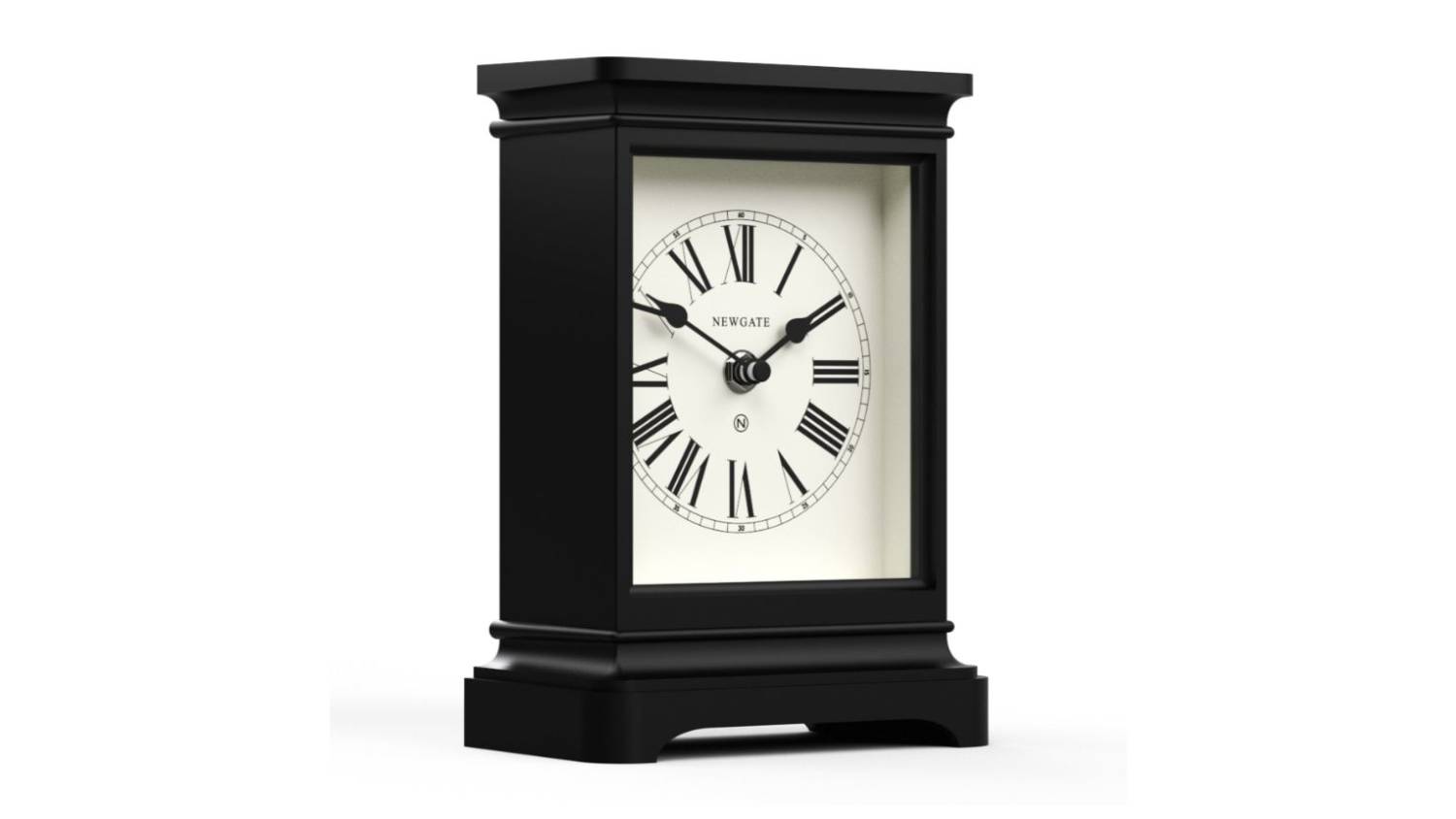 Newgate "Time Lord" Mantel Clock - Matte Black