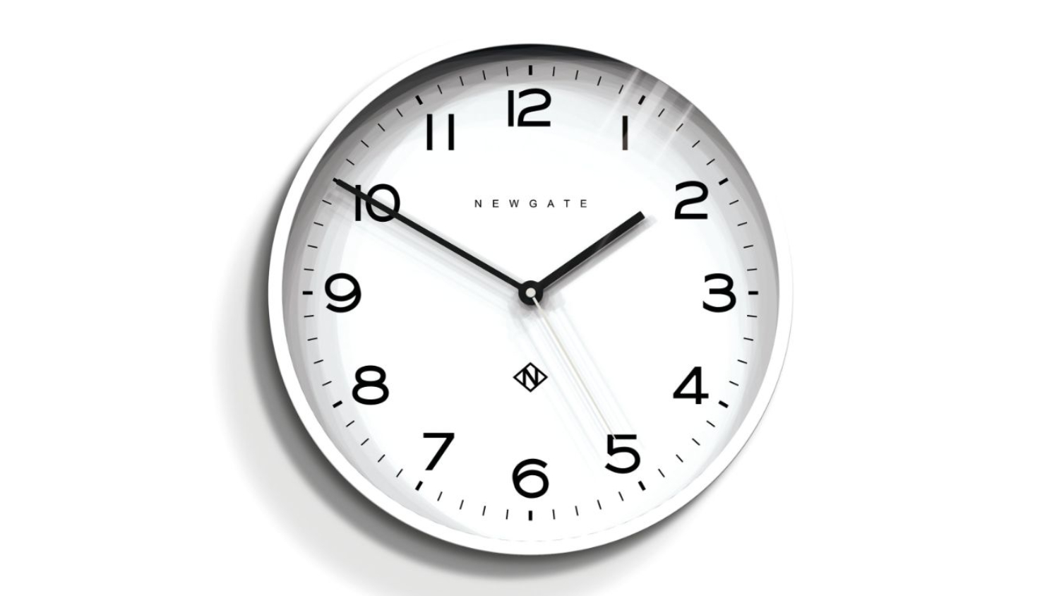 Newgate "Number Three Echo" Wall Clock - Silicone White