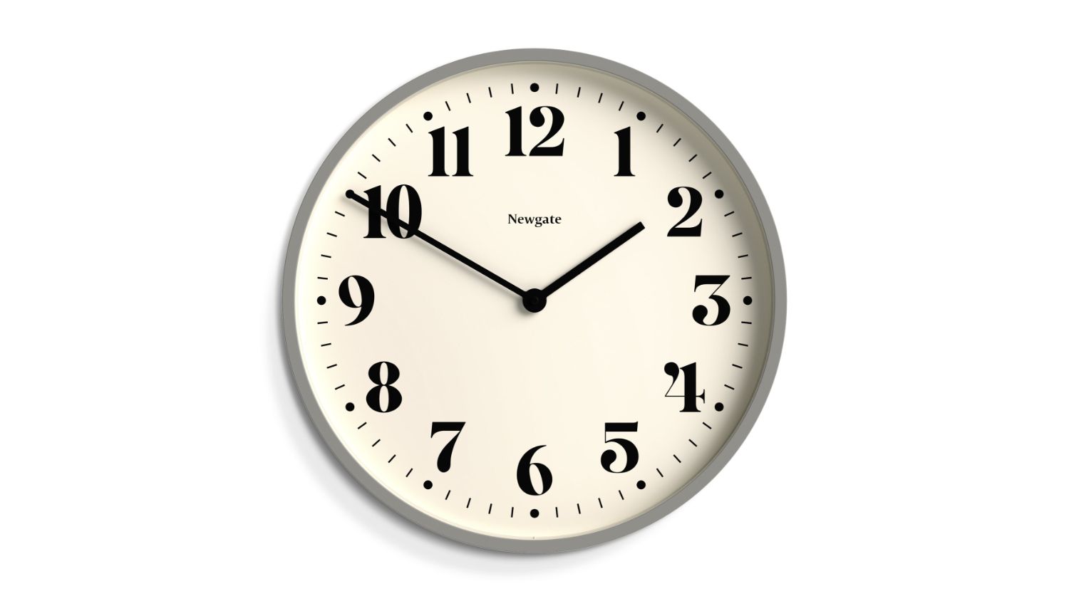 Newgate "Number Two" Wall Clock - Posh Grey