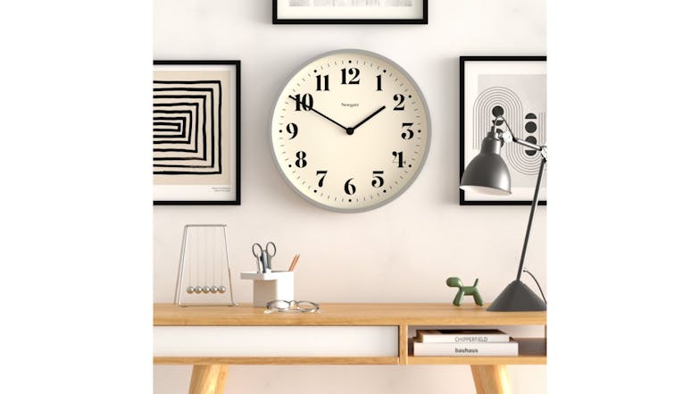 Newgate "Number Two" Wall Clock - Posh Grey