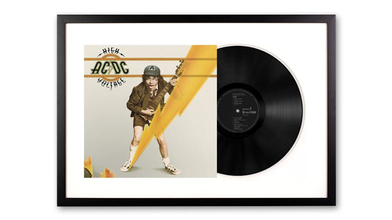 AC/DC - High Voltage Framed Vinyl + Album Art