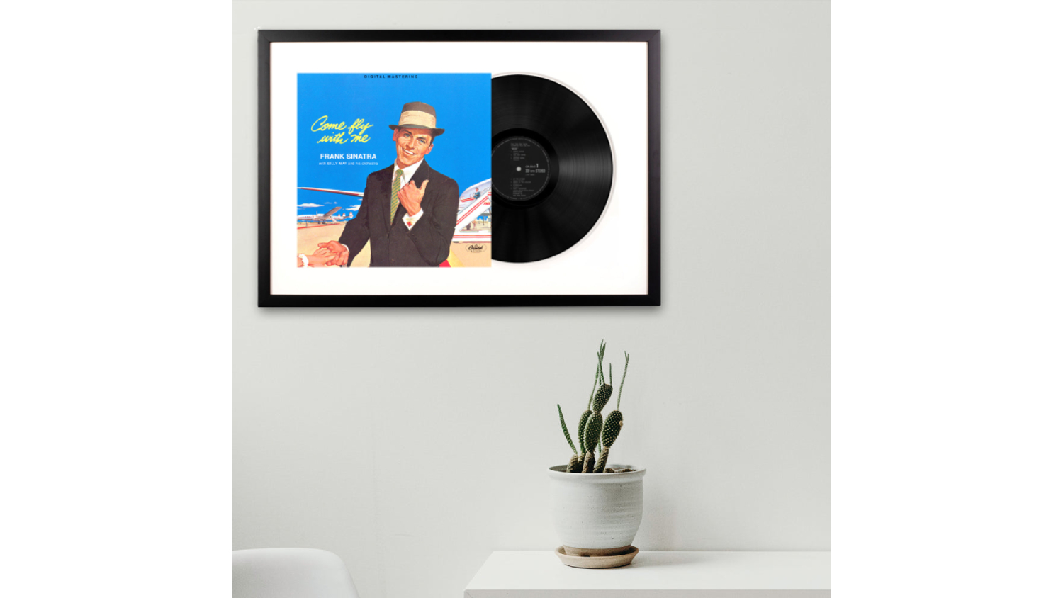 Frank Sinatra - Come Fly With Me Framed Vinyl + Album Art