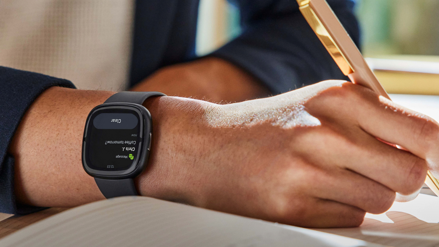 Fitbit Sense 2 Smartwatch - Graphite Aluminium Case with Shadow