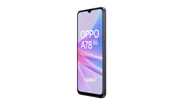OPPO A78 5G 128GB Smartphone - Glowing Black (Open Network)