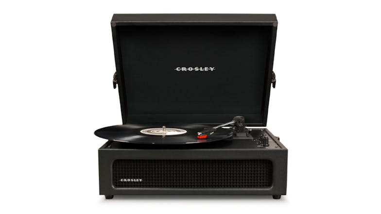 Crosley Voyager Bluetooth Turntable w/ Majority D40 Bluetooth Speakers - Black