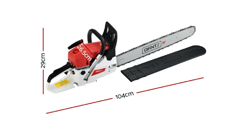 Giantz 24" Bar 72cc E-Start Commercial Chainsaw