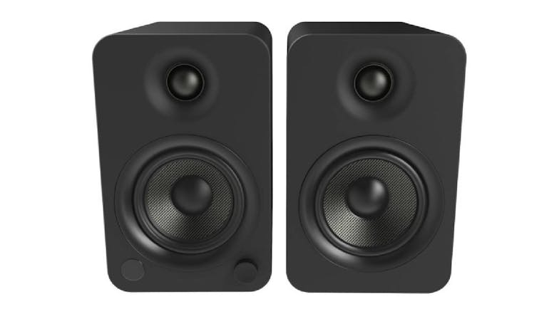 Kanto YU4 140W Bookshelf Speakers w/ Bluetooth, Phono Preamp - Black