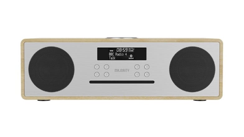 Majority Oakington Dab Radio & CD Player w/ Bluetooth - Oak