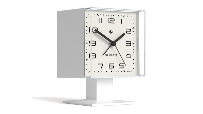 Newgate "Victor" Alarm Clock - Pebble White